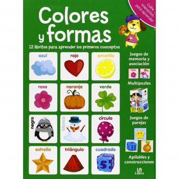 Colores y Formas: 12 Libritos para Aprender los Primeros Conceptos
