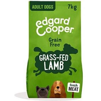 Edgard & Cooper Pienso Perros Adultos Comida Seca Natural Sin Cereales Hipoalergenico 7kg Cordero Fresco, Fácil de digerir, Alimentación Sana Sabrosa y equilibrada, Proteína