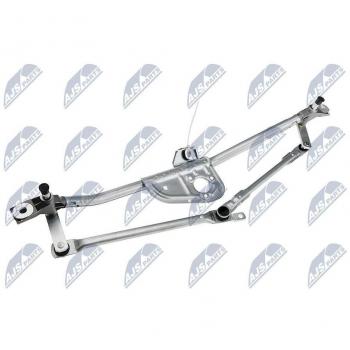 Varillaje de limpiaparabrisas NTY EMW-AU-000 para vehículos con dirección a la izquierda, compatible con VW, AUDI, SKODA y SEAT