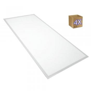 Pack 4 Paneles LED 60x120cm 100W Blanco Frío 6000K Retroiluminados