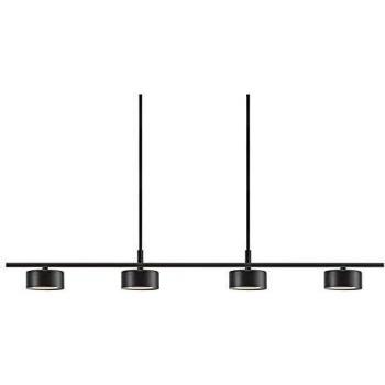 Nordlux Lámpara colgante LED Clyde, 4 luces, recta