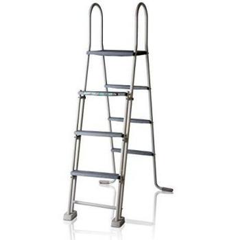Gre ES1213 - Escalera para Piscina Elevada,con Plataforma, 134 cm