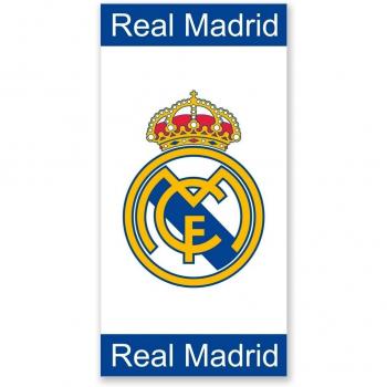 Secaneta RM 03 - Toalla Playa Real Madrid, Blanco