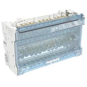 Repartidor Modular Bticino-Legrand 400409 con Barras Escalonadas 4P 125A, 14 Salidas y 8 Módulos