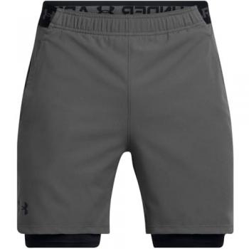 Pantalones Cortos 2 en 1 Vanish Woven para Hombre - Gris Castlerock