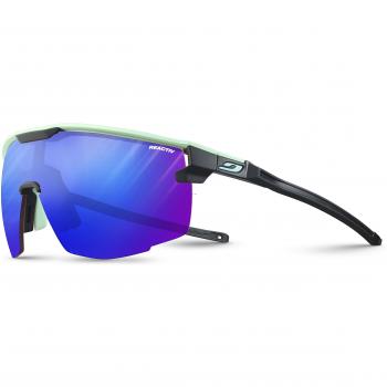 Gafas de sol Julbo Ultimate Menta/Negro con lentes REACTIV Photochromic Performance 1-3 High Contrast azul