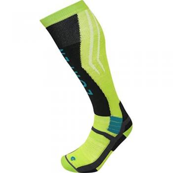 Lorpen S3SMG Ski Mountaineering Calcetines Verde Lima PrimaLoft Unisex Adultos Talla S (Pack de 3)