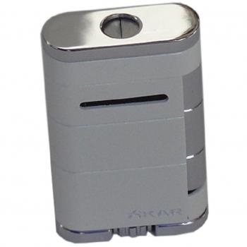 XiKar Cigar lighter - jetflame white / pearl body humidor