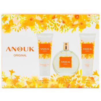 Anouk EDT Estuche de Regalo con Colonia, Crema Corporal y Gel de Ducha
