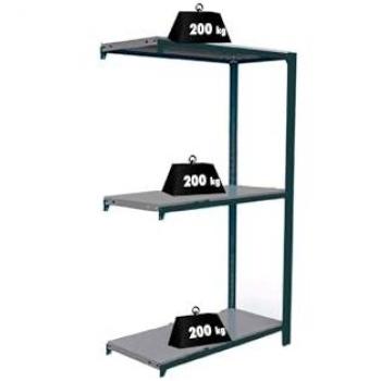 Estantería Simon Rack OFFICLICK 3/400 Metal Antracita/Galva - 8425437103582