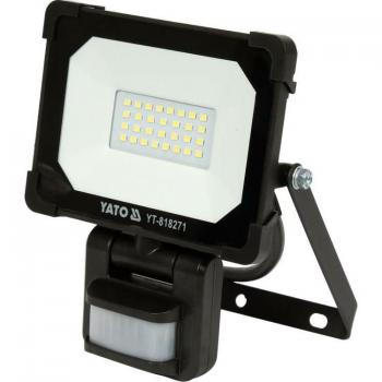 Proyector LED Yato YT-818271 con Sensor de Movimiento, 20W, 1900 lm