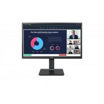 Monitor LG 24BP75CP-B Full HD 23.8 LED IPS, resolución 1920x1080, relación de aspecto 16:9, con conexión USB-C y webcam integrada