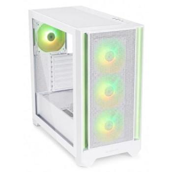Caja de Torre Silentware Flow 110 ARGB Blanco con Cristal Templado