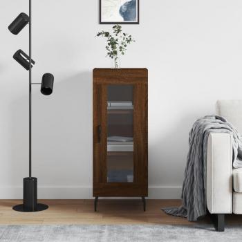 Aparador de madera de ingeniería 34,5x34x90 cm - Mueble de Almacenaje de Salón, Armarios con Puertas, Cajón de Madera, Buffet para salón Moderno, Armario Auxiliar,
