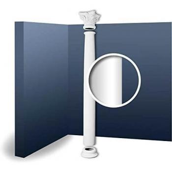Columna Corintia Completa de Estuco 2,42 m - Conjunto Decorativo Luxxus Orac KC1