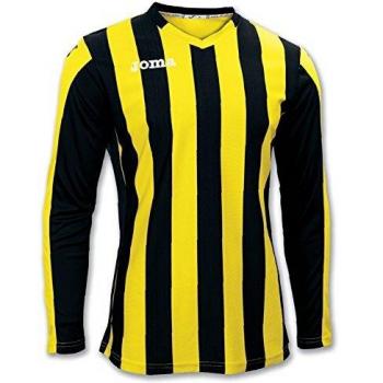 Joma 100002900 camiseta de equipacion de manga larga para mujer color amarillonegro talla 6xs5xs
