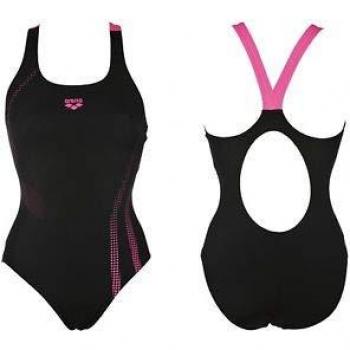 Arena Shadow One Piece Bañador, Mujer, Black/Paparazzi, 46