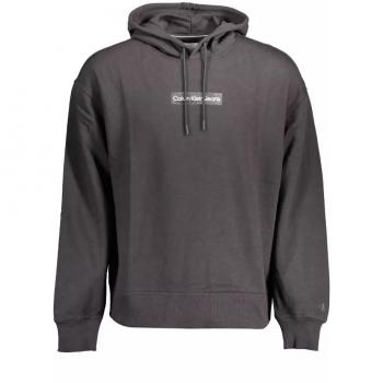 Calvin Klein Men's XXL Black Cotton Hooded Sweatshirt