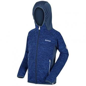 Regatta Forro polar unisex para niños Dissolver Ii de peso pesado al aire libre para niños, Unisex niños, Forro polar, RKA263 UQ2C05, Azul náutico/Darkdennim, 5-6