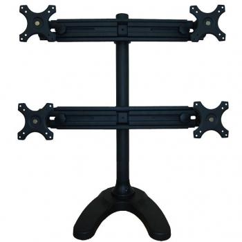 NewStar Soporte de escritorio para monitor negro FPMA-D700DD4 cuatro veces 19-30 32kg