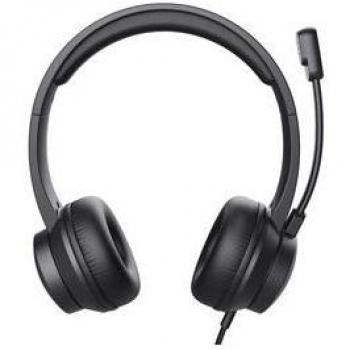 Auriculares Trust HS-260 USB con Micrófono para Oficina/Centro de Llamadas - Negro