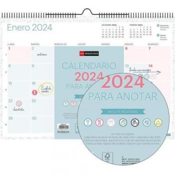 Calendario de Pared A3 Lovely 2024 Escolar
