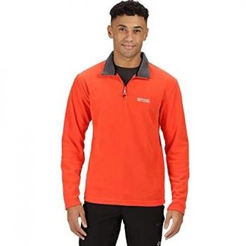 Regatta Thompson Forro polar con media cremallera Fleece, Hombre, Burnt Salmon, XXL