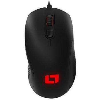 Ratón Gamer Lioncast LM60 Pro - hasta 16.000 dpi, 1ms de Tiempo de Respuesta, 7 Botones Programables, Sensor Óptico PMW 3389, Iluminación RGB, Diseño Ergon