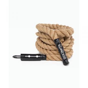 Cuerda de Escalada BOOMFIT - Unisex, Amarilla, Desarrolla Fuerza, Talla Única