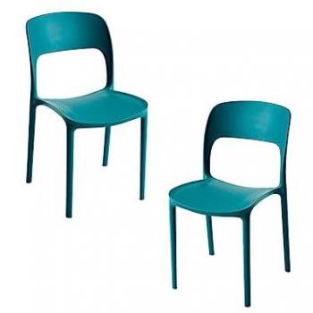 Pack 2 Sillas Jardín Inis - Verde Azulado