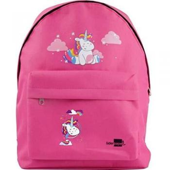 Liderpapel Cartera Escolar Mochila Unicornio Color Rosa 380x280x120 Mm