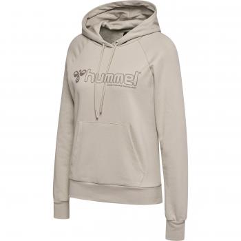 Sudadera con capucha Hummel Noni 2.0 Beige y Gris XS Mujer