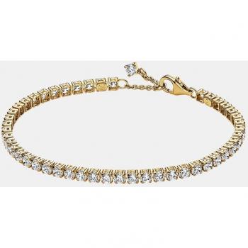 Pulsera Tenis Brillante Pandora - Elegante pulsera de tenis con circonitas brillantes