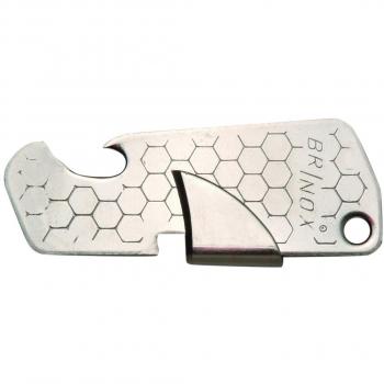 BRINOX Abrelatas, Gris, 7,4 x 2,8 x 0,27 cm