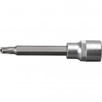 KS Tools 917.1291 1/2 Llave de vaso con punta para tornillos Torx con orificio frontal, larga, TB10