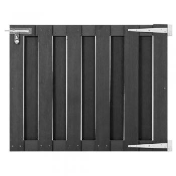 vidaXL Garden Gate WPC 100x80 cm Grey