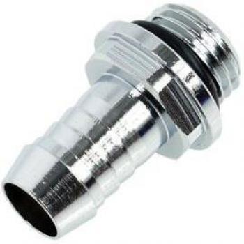 Alphacool 17092 10mm (3/8) barbed fitting G1/4 with O-Ring FatBoy - Chrome Water cooling Fittings