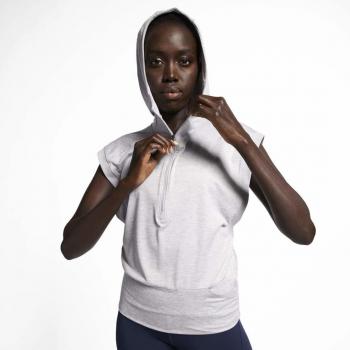 Nike W Nk Elmnt SL HD Surf Camiseta, Mujer, Atmosphere Grey/htr/Reflective silv, 2XL