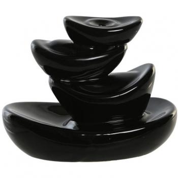 Soporte de incienso DKD Home Decor 13 x 7 x 10 cm Aluminio Gres