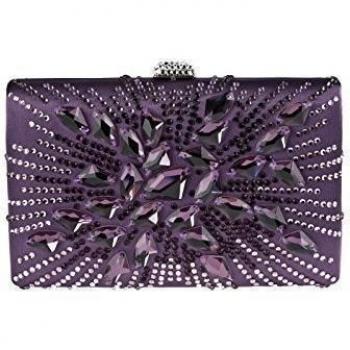 Anna Cecere - Bolso de asas para mujer Negro Violetto