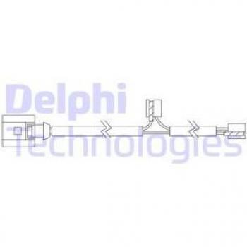 Sensor de desgaste de pastillas de frenos DELPHI LZ0324
