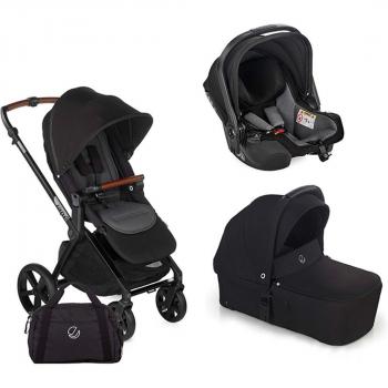 Sistema de viaje 3 en 1 Jané Muum con capazo Sweet y portabebé Koos iSize R1