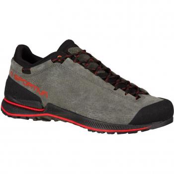 La Sportiva TX2 Evo Leather - Zapatillas de montaña para hombre, ligeras y transpirables, con parte superior de cuero y malla, suela Vibram para excelente tracción, diseño minimalista y ajuste cómodo