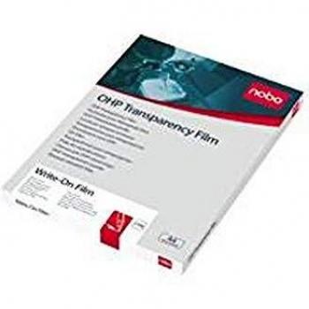 Folie Transparente para Proyector Nobo A4 120 micrones (100 unidades)