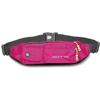 Riñonera Deportiva Mochila Bolsa Cintura Bolso Rinoneras Cinturón Deportivo Cinuturón para Al Aire Libre Correr Viaje Ciclismo Hípica Acampada Nailon rubber Rosa - by LC Prime®