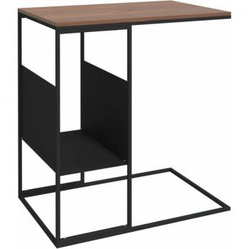 vidaXL Side Table - White, 55x36x59.5 cm, Engineered Wood