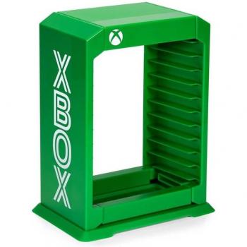 Torre de Almacenamiento Premium para Juegos Xbox con Logo Oficial - Capacidad para 10 Juegos y 4 Controladores
