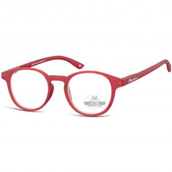 Montana Readers MR52 MR52B Men's Eyeglasses Red Size +3.00 (Frame Only) - Blue Light Block Available