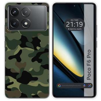 Funda de Silicona Camuflaje para Xiaomi Poco F6 Pro 5G