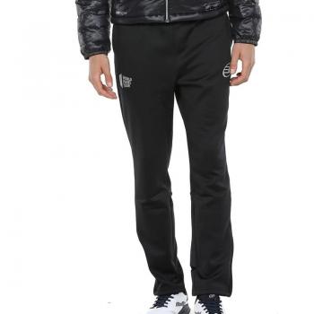 Pantalón largo Bullpadel Lauro WPT Edition Negro para Hombre - Oficial de World Padel Tour, material ligero y transpirable, diseño ajustado, cintura elástica con cordón, bolsillos laterales con cremallera, tecnología